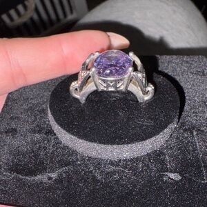 Amethyst Sterling Silver Ring